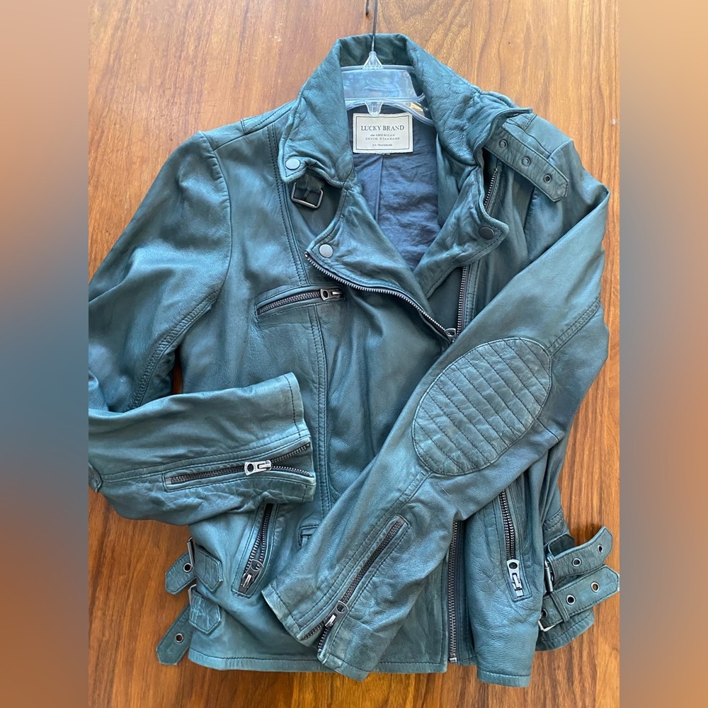 100% Lamb Leather Moto Jacket